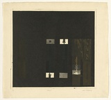 Artist: Neeson, John P. | Title: Temple | Date: 1969 | Technique: etching and aquatint, printed in black ink, from one plate
