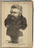 Title: b'A goldfields member [The Hon. William McLellan M.L.A.].' | Date: 10 October 1874 | Technique: b'lithograph, printed in colour, from multiple stones'