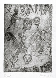 Artist: b'Shearer, Mitzi.' | Title: b'Do you remember Uncle George?' | Date: 1981 | Technique: b'etching and aquatint, printed in black ink, from one plate'