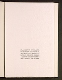Artist: b'Herel, Petr.' | Title: b'Fragments et grains de pollen de Novalis.' | Date: 1980 | Technique: b'6 aquatints, 6 mezzotints' | Copyright: b'\xc2\xa9 Petr Herel'