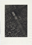 Artist: MADDOCK, Bea | Title: Cast a shadow | Date: 1972 | Technique: photo-etching and aquatint, printed in black ink, from one zinc plate