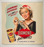 Artist: Burdett, Frank. | Title: Diamond batteries. | Date: 1947-49 | Technique: lithograph, printed in colour, from multiple stones [or plates]