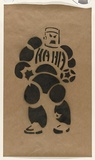 Artist: HAHA, | Title: The Army of HaHa (#3). | Date: 2004 | Technique: stencil, printed in black ink, from one stencil