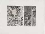 Artist: WALKER, Murray | Title: Once upon a time in three parts | Date: 1970 | Technique: etching and aquatint, printed in black ink, from three plates