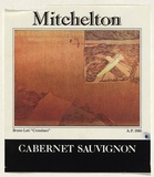 Artist: Leti, Bruno. | Title: Mitchelton wine label, reproduction of his woodcut 'Crossbars' | Date: 1980 | Technique: offset-lithograph, printed in colour, from multiple plates