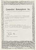 Artist: Ely, Bonita. | Title: Controlled atmosphere Inc. | Date: 1983 | Technique: photocopy