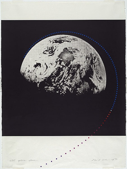 Artist: b'Rose, David.' | Title: b'Space game' | Date: 1970 | Technique: b'screenprint, printed in colour, from multiple stencils' Artist: b'Rose, David.' | Title: b'Space game' | Date: 1970 | Technique: b'screenprint, printed in colour, from multiple stencils'