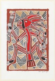 Artist: b'Joshua, Alan.' | Title: b'Mimi dancing' | Date: c.2001 | Technique: b'screenprint, printed in colour, from five stencils'