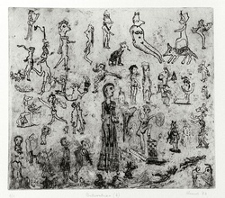 Artist: Shearer, Mitzi. | Title: Bulliwutzies (6) | Date: 1983