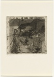 Artist: HANRAHAN, Barbara | Title: The beloved | Date: 1961 | Technique: drypoint, printed in black ink with plate-tone, from one plate