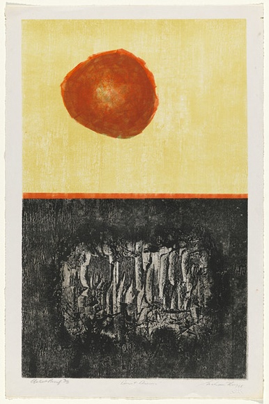 Artist: b'King, Grahame.' | Title: b'Desert dream' | Date: 1965 | Technique: b'lithograph, printed in colour, from four stones [or plates]'