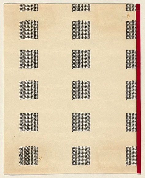 Title: b'Section B (Word situations) - 32 Possibilities: No. 25, 7(A)' | Date: (1970-71) | Technique: b'typewriter' Title: b'Section B (Word situations) - 32 Possibilities: No. 25, 7(A)' | Date: (1970-71) | Technique: b'typewriter'