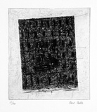 Artist: Partos, Paul. | Title: not titled | Date: 1985 | Technique: etching, engraving, printed in black ink with plate-tone, from one plate