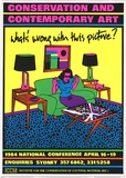 Title: What's wrong with this picture?. | Date: 1983 | Technique: screenprint, printed in colour, from multiple stencils