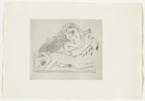 Artist: BOYD, Arthur | Title: Mad woman. | Date: 1970 | Technique: etching, printed in black ink, from one plate | Copyright: Reproduced with permission of Bundanon Trust