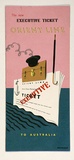 Artist: Bainbridge, John. | Title: Orient line executive to Australia. | Date: c.1954