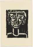 Artist: HANRAHAN, Barbara | Title: Prophet | Date: 1964 | Technique: lithograph, printed in black ink, from one stone [or plate]