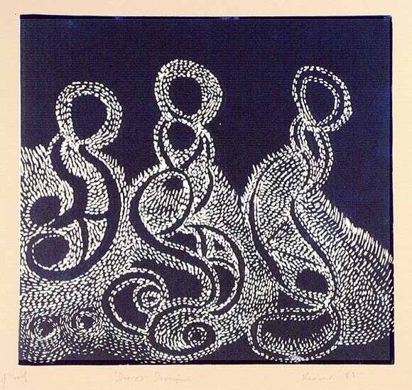 Artist: b'Shearer, Mitzi.' | Title: b'Dress design' | Date: 1982