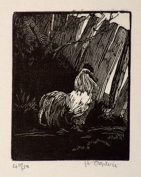 Artist: b'OGILVIE, Helen' | Title: b'Emperor' | Date: (1935) | Technique: b'wood-engraving, printed in black ink, from one block' Artist: b'OGILVIE, Helen' | Title: b'Emperor' | Date: (1935) | Technique: b'wood-engraving, printed in black ink, from one block'
