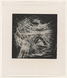 Artist: Ratas, Vaclovas. | Title: Reflected lines | Date: 1968 | Technique: woodcut, printed in black ink, from one block
