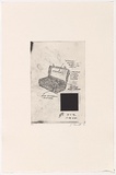 Artist: Bennett, Gordon. | Title: [Memory] | Date: 1993 | Technique: soft-ground etching, rpinted in black ink, from one plate | Copyright: © Gordon Bennett, Licensed by VISCOPY, Australia