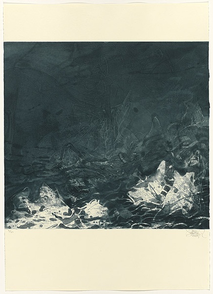 Artist: b'SCHMEISSER, Jorg' | Title: b'Changes VII' | Date: 2003 | Technique: b'etching, printed in blue/black ink, from one plate' | Copyright: b'\xc2\xa9 J\xc3\xb6rg Schmeisser' Artist: b'SCHMEISSER, Jorg' | Title: b'Changes VII' | Date: 2003 | Technique: b'etching, printed in blue/black ink, from one plate' | Copyright: b'\xc2\xa9 J\xc3\xb6rg Schmeisser'