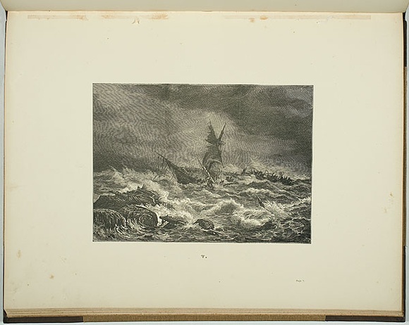 Title: b'And, where the teeth of reef by reef shone out...' | Date: 1881 | Technique: b'wood-engraving, printed in black ink, from one block' Title: b'And, where the teeth of reef by reef shone out...' | Date: 1881 | Technique: b'wood-engraving, printed in black ink, from one block'