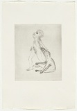 Artist: BOYD, Arthur | Title: Colour blind. | Date: 1970 | Technique: etching, printed in black ink, from one plate | Copyright: Reproduced with permission of Bundanon Trust