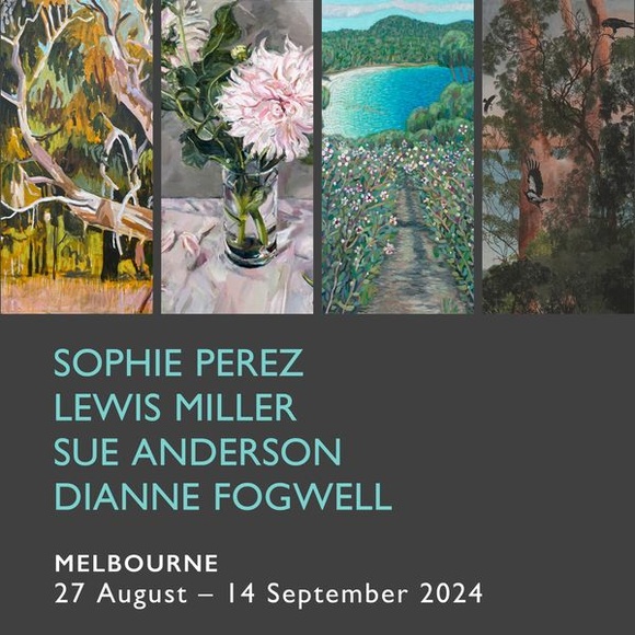 Title: Sophie Perez, Lewis Miller, Sue Anderson, Dianne Fogwell, Australian Galleries, 2024