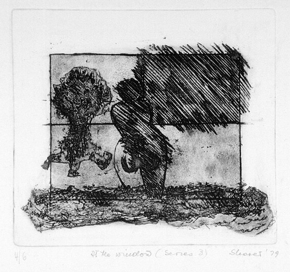 Artist: b'Shearer, Mitzi.' | Title: b'At the window (series 3)' | Date: 1979
