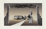 Artist: Senbergs, Jan. | Title: Gateway | Date: 1975 | Technique: screenprint, printed in colour, from multiple stencils | Copyright: © Jan Senbergs. Licensed by VISCOPY, Australia