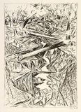 Artist: Fry, Merrick. | Title: not titled. | Date: 1983 | Technique: offset-lithograph, printed in black ink, from one plate