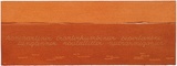 Artist: MADDOCK, Bea | Title: Terra Spiritus...with a darker shade of pale | Date: 1993-98 | Technique: stencil print, printed in hand-ground Launceston ochre from multiple hand-cut mylar stencils; letterpress text blind printed; hand-drawn script
