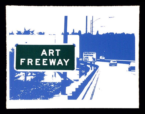 Artist: b'TIPPING, Richard' | Title: b'Start freeway.' | Date: 1992 | Technique: b'screenprint, printed in colour, from two stencils' Artist: b'TIPPING, Richard' | Title: b'Start freeway.' | Date: 1992 | Technique: b'screenprint, printed in colour, from two stencils'