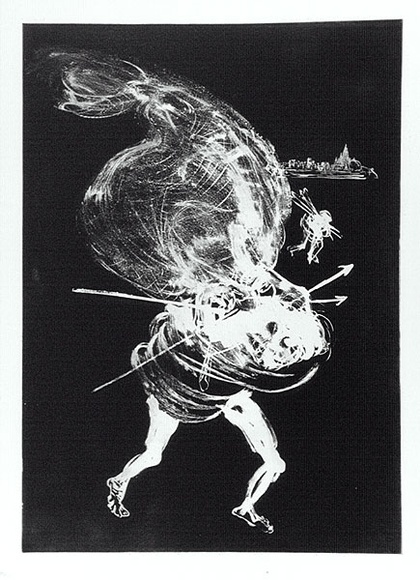 Artist: b'BOYD, Arthur' | Title: b'Death of the unicorn.' | Date: 1973-74 | Technique: b'aquatint, printed in black ink, from one plate' | Copyright: b'Reproduced with permission of Bundanon Trust' Artist: b'BOYD, Arthur' | Title: b'Death of the unicorn.' | Date: 1973-74 | Technique: b'aquatint, printed in black ink, from one plate' | Copyright: b'Reproduced with permission of Bundanon Trust'