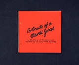 Artist: Phoenix, Frances (Budden). | Title: Portraits of a Mardigras. (A book in memory of homosexual solidarity in July 1978 in Sydney), containing 16 leaves. | Date: 1978 | Technique: offset-lithograph, printed in black ink