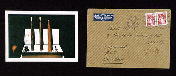 Artist: b'Hobba, Leigh.' | Title: b'not titled [Biennale de Paris].' | Date: (1980) | Technique: b'colour xerox'