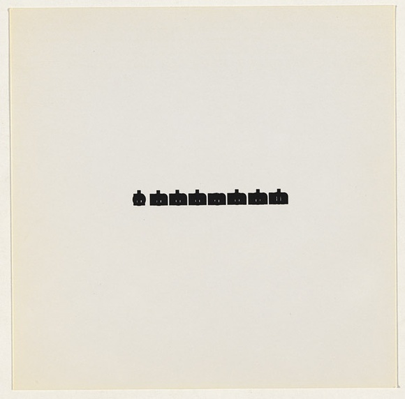 Artist: b'SELENITSCH, Alex' | Title: b'More monotones.' | Date: 1973