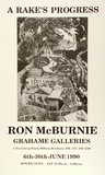 Artist: b'McBurnie, Ron.' | Title: bPoster: Rake's Progress. Ron McBurnie: Grahame Galleries 6th-30th June 1990 | Date: 1990 | Copyright: b'\xc2\xa9 Ron McBurnie'