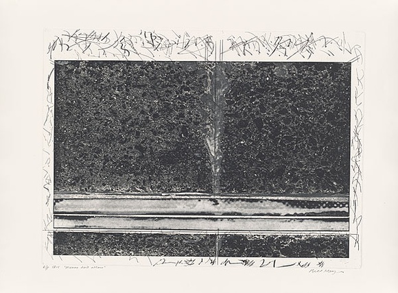 Artist: b'MEYER, Bill' | Title: bMomma don't allow | Date: 1981 | Technique: b'photo-etching, aquatint, drypoint, printed in black ink, from one zinc plate (mitsui pre-coated)' | Copyright: b'\xc2\xa9 Bill Meyer' Artist: b'MEYER, Bill' | Title: bMomma don't allow | Date: 1981 | Technique: b'photo-etching, aquatint, drypoint, printed in black ink, from one zinc plate (mitsui pre-coated)' | Copyright: b'\xc2\xa9 Bill Meyer'