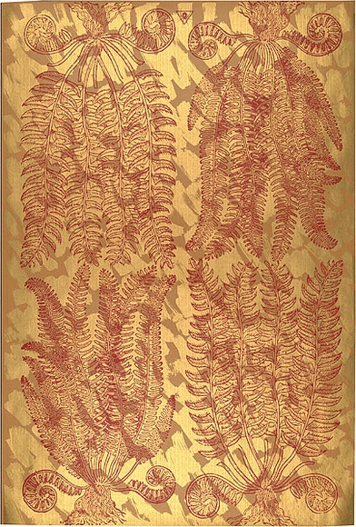 Artist: b'REDBACK GRAPHIX' | Title: b'Wrapping paper: Gold' | Date: 1986 | Technique: b'screenprint, printed in colour, from three stencils' Artist: b'REDBACK GRAPHIX' | Title: b'Wrapping paper: Gold' | Date: 1986 | Technique: b'screenprint, printed in colour, from three stencils'