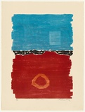 Artist: b'King, Grahame.' | Title: b'Red and blue' | Date: 1973 | Technique: b'lithograph, printed in colour, from five stones [or plates]'