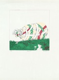 Artist: Kossatz, Les. | Title: Prizewinner | Date: 1975 | Technique: photo-offset-lithograph, printed in colour, from multiple plates | Copyright: © Les Kossatz. Licensed by VISCOPY, Australia