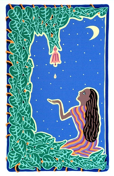 Artist: b'Morgan, Sally.' | Title: b'After sorrow' | Date: 1988 | Technique: b'screenprint, printed in colour, from multiple stencils' Artist: b'Morgan, Sally.' | Title: b'After sorrow' | Date: 1988 | Technique: b'screenprint, printed in colour, from multiple stencils'