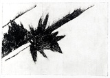 Artist: Roberts, Neil. | Title: Eruptions 8 | Date: 1991 | Technique: pigment-transfer, printed in brown ink, from one bitumen paper plate