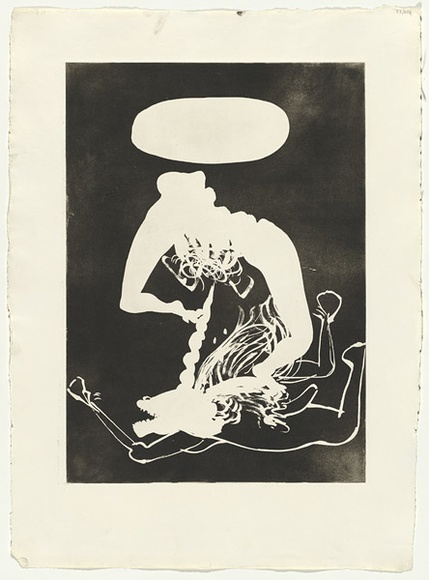 Artist: b'BOYD, Arthur' | Title: b'(with oval hole).' | Date: 1973-74 | Technique: b'aquatint, printed in black ink, from one plate' | Copyright: b'Reproduced with permission of Bundanon Trust' Artist: b'BOYD, Arthur' | Title: b'(with oval hole).' | Date: 1973-74 | Technique: b'aquatint, printed in black ink, from one plate' | Copyright: b'Reproduced with permission of Bundanon Trust'