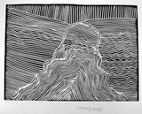 Artist: b'Ngarraija, Tommy May.' | Title: b'Yungkurja' | Date: 1999, October | Technique: b'linocut, printed in black ink, from one block'
