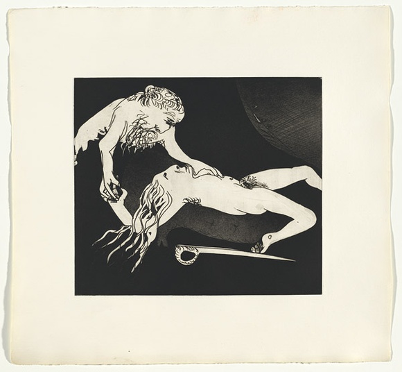 Artist: b'BOYD, Arthur' | Title: b'Just as Menalaus, they say...'. | Date: (1970) | Technique: b'etching and aquatint, printed in black ink, from one plate' | Copyright: b'Reproduced with permission of Bundanon Trust' Artist: b'BOYD, Arthur' | Title: b'Just as Menalaus, they say...'. | Date: (1970) | Technique: b'etching and aquatint, printed in black ink, from one plate' | Copyright: b'Reproduced with permission of Bundanon Trust'