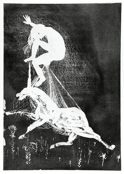 Artist: b'BOYD, Arthur' | Title: b'The lady betrays the unicorn.' | Date: 1973-74 | Technique: b'aquatint, printed in black ink, from one plate' | Copyright: b'Reproduced with permission of Bundanon Trust' Artist: b'BOYD, Arthur' | Title: b'The lady betrays the unicorn.' | Date: 1973-74 | Technique: b'aquatint, printed in black ink, from one plate' | Copyright: b'Reproduced with permission of Bundanon Trust'