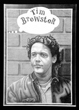 Artist: Febey, Rodney. | Title: Tim Brewster. | Date: 1982 | Technique: photocopy, printed in black ink, from hand drawn artwork